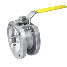 1PC Wafer Type Flanged Ball Valve Pn16